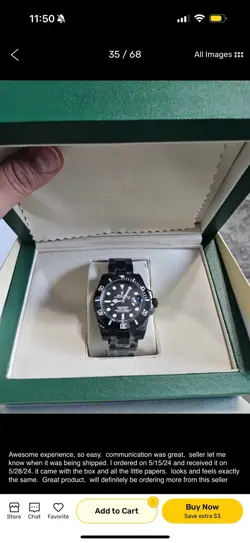 ROLEX BLACK MENS
