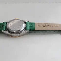 Rolex Lady Oyster Perpetual 67193 18k 25mm Gold SS 1980s Automatic Luxury RA457B