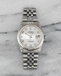 ROLEX DATEJUST REFERENCE 16234 90S MOTHER OF PEARL DIAL AUTOMATIC 36MM CASE