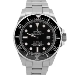 PAPERS ROLEX SEA-DWELLER DEEPSEA 44MM BLACK CERAMIC STEEL DIVE WATCH 116660 BOX