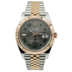 ROLEX DATEJUST WIMBLEDON 126331 TWO-TONE JUBILE BRACELET B&P 2023