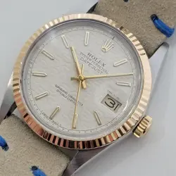 ROLEX OYSTER 16013 DATEJUST 36MM 18K SS COMPUTER DIAL MENS AUTOMATIC 1980S RA524