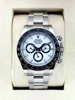2025 ROLEX COSMOGRAPH DAYTONA 40MM 126500LN STAINLESS STEEL WHITE PANDA DIAL