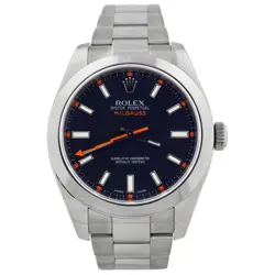 ROLEX MILGAUSS 40MM BLACK DIAL WATCH 116400