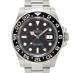 ROLEX GMT MASTER-II 116710LN WARRANTY 2010 BOX/PAPER SN/#V