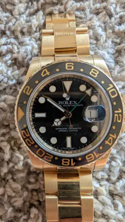 ROLEX GMT MASTER II 116718 BLACK CERAMIC BEZEL