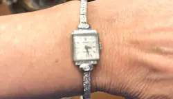 Circa 1930s Ladies Diamond Rolex Watch