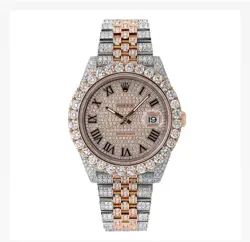 ROLEX 2016 DATEJUST II 116333 41MM TWO-TONE 18K YELLOW GOLD DIAMOND WATCH