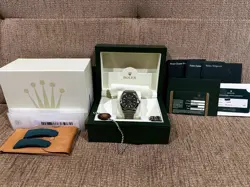 ROLEX ♛ MILGAUSS Green Sapphire Black Dial 40mm 116400GV FullSet Box&Papers&Tags