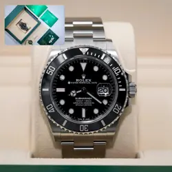 2025 NEW ROLEX SUBMARINER 126610LN SILVER OYSTER BLACK BEZEL 41MM BOX PAPERS