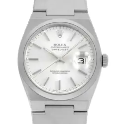 ROLEX OYSTER QUARTZ 17000 SILVER BAR E NUMBER SECOND HAND MENS