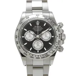 ROLEX COSMOGRAPH DAYTONA 126509 BRIGHT BLACK/STEEL WATCH 675667
