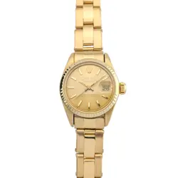 ROLEX 6917 LADY-DATEJUST 18K YELLOW GOLD 26MM 1978