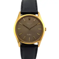ROLEX 3804 GENEVE CELLINI 18K SIGMA DIAL 31MM 1975