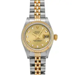 ROLEX DATEJUST 79173G CHAMPAGNE/DIAMOND WATCH 675627