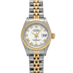 ROLEX DATEJUST 79173 WHITE WATCH 672352