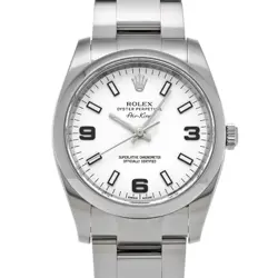 ROLEX AIR-KING 114200 WHITE WATCH 675615