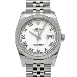 ROLEX DATEJUST 116234 WHITE WATCH 674833