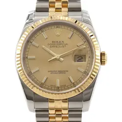 AUTHENTIC ROLEX DATEJUST 116233 SSXYG AUTOMATIC #F  #260-007-387-2344