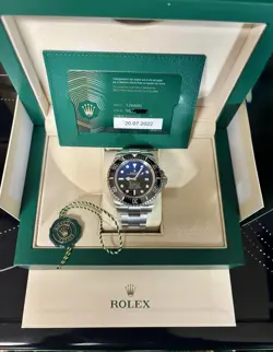 ROLEX SEA-DWELLER DEEPSEA 126660 JAMES CAMERON AUTOMATIC WATCH B&P 2022