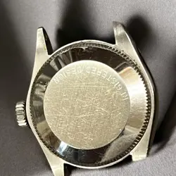 ANTIQUE ROLEX OYSTER PERPETUAL AUTOMATIC STAINLESS STEEL LEATHER