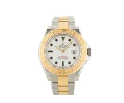 2008 ROLEX YACHT-MASTER 16623, 40MM, WHITE DIAL, TWO TONE MEN’S WATCH W/BOX