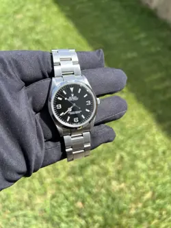 ROLEX EXPLORER REF#114270 36MM OYSTER BRACELET STAINLESS STEEL 2007 FULL LINKS