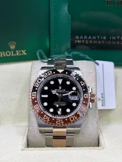 ROLEX GMT-MASTER II 126711CHNR 18K ROSE & STAINLESS STEEL COMPLETE