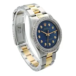 STEEL WATCH W/BLUE
