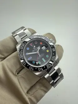 ROLEX GMT MASTER II BLACK CERAMIC BLACK VENOM CUSTOM 40MM AUTOMATIC WATCH 116710