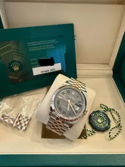 ROLEX DATEJUST WIMBLEDON NEW UNWORN
