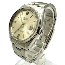 Rolex Oyster Perpetual Date 1501 Silver Dial Stainless Steel Overhauled w/case