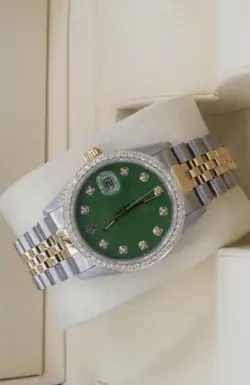 MEN ROLEX DIAMOND WATCH 36MM