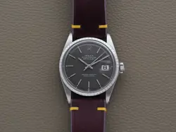 Rolex Datejust 1603 Matte Paint Gray Dial 1970 Very Clean