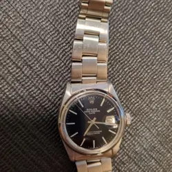 ROLEX OYSTER PERPETUAL DATE 1500 1978 STAINLESS STEEL AUTOMATIC BLACK DIAL