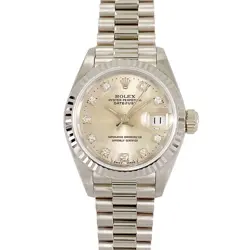 ROLEX DATEJUST 69179G 10P DIAMOND AUTOMATIC WOMEN'S WATCH