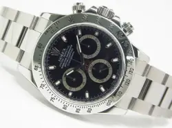 ROLEX Daytona black Dial 116520 M series old model Type buckle Mens116520