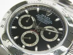ROLEX Daytona black Dial 116520 M series old model Type buckle Mens116520