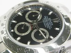 ROLEX Daytona black Dial 116520 M series old model Type buckle Mens116520