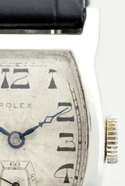 Rolex Prima Tonneau ‘1928’ Rare Gents Collectors Vintage Sterling Silver Watch,