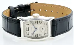 Rolex Prima Tonneau ‘1928’ Rare Gents Collectors Vintage Sterling Silver Watch,