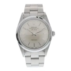ROLEX 14000 AIR KING SILVER DIAL SS AT STAINLESS AUTOMATIC WATCH USED 48C7C60A72