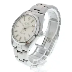 ROLEX 1500 OYSTER PERPETUAL DATE SILVER DIAL SS/AT STAINLESS STEEL UNISEX 34MM