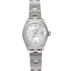 ROLEX DATEJUST 79174G SILVER/DIAMOND WATCH 676112