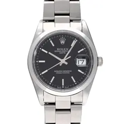 ROLEX OYSTER PERPETUAL DATE 15200 BLACK WATCH 670752