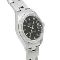 ROLEX OYSTER PERPETUAL DATE 79190 Y SERIES BLACK LADIES' WATCH STAINLESS STEEL