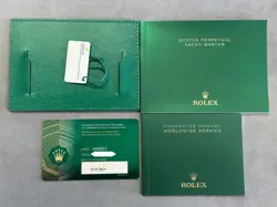 ROLEX Yacht Master 37mm 268622 Rhodium Dial Stainless Steel & Platinum BOX PAPER