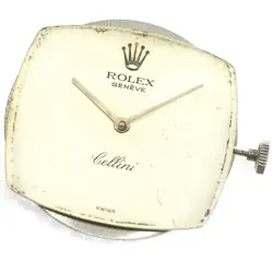 ROLEX CELLINI CAL.1600 HAND-WOUND MENS WATCH SILVER DIAL EXCELLENT USED