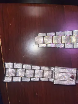 2 Tone Rose Gold And White Diamond Rolex Band