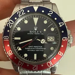 ROLEX GMT MASTER 1675 PEPSI 40MM